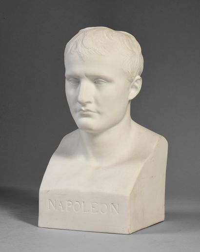 École FRANÇAISE de la fin du XIXe siècle Bust of Napoleon I, emperor of the French...