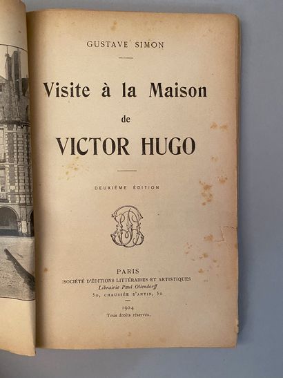 LALANNE Maxime Chez Victor Hugo, par un Passant, published by Cadart et Luquet, Paris,...