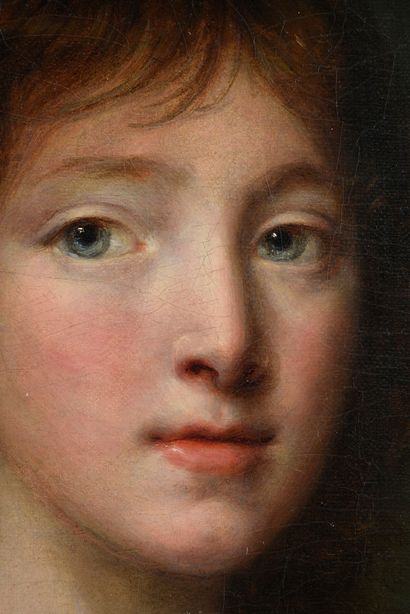 GREUZE, Jean-Baptiste (1725-1805), attribué à Portrait of Prince Louis-Charles de...