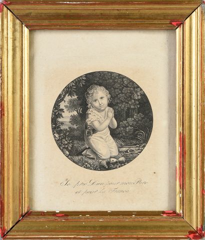 École Française du XIXe siècle Portrait of the king of Rome as a child (1811-1832).
Small...