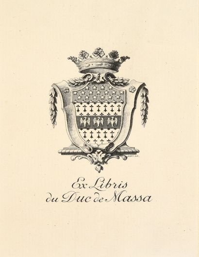 null [LIBRARY OF THE DUKE OF MASSA] FRANCE Anatole. La Rôtisserie de la Reine Pédauque,...