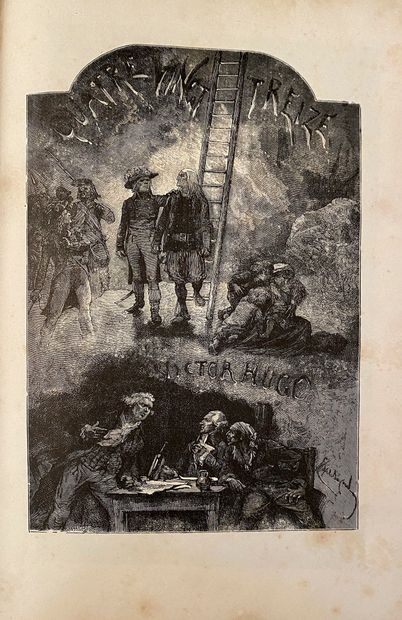 BARBOU Alfred Victor Hugo et son temps, published by G. Charpentier, Paris, 1881,...