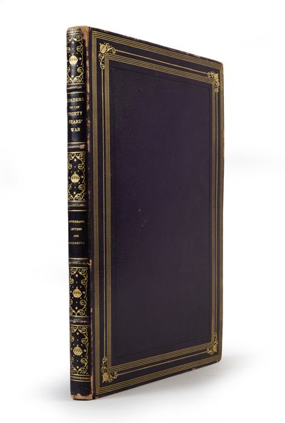 null [THIRTY YEARS WAR (1618-1648)].
Beautiful antique binding, in purple morocco,...