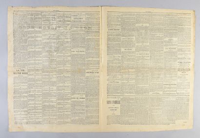 null MORT DE VICTOR HUGO - 1885.
Journal Le Mot d'Ordre, du 24 mai 1885, faisant...