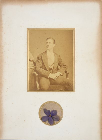 null NAPOLÉON, prince impérial (1856-1879).
Portrait photographique représentant...