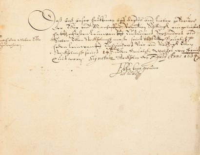 null [GUERRE DE TRENTE ANS (1618-1648)].
Belle reliure ancienne, en maroquin violet,...