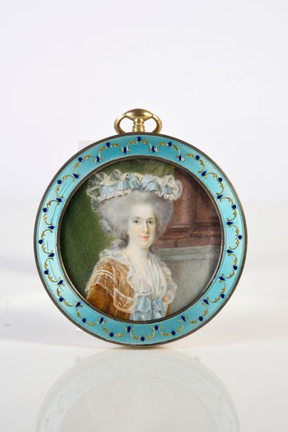 ECOLE FRANÇAISE FIN XVIIIe SIÈCLE Portrait de Madame Élisabeth (1764-1794).
Belle...