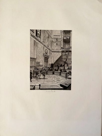 FLAMENG François Illustration of the complete works of Victor Hugo, 100 etchings,...
