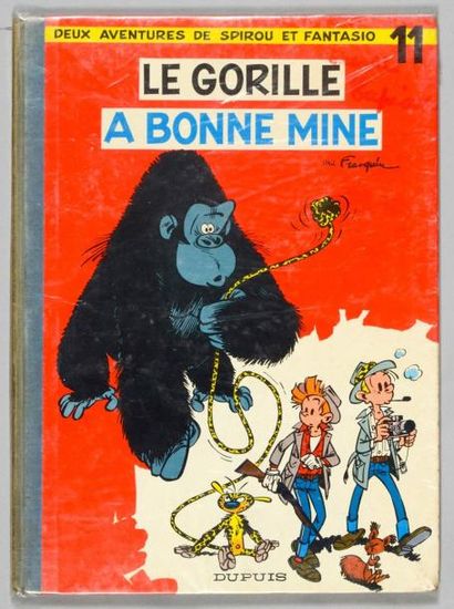FRANQUIN SPIROU 11. Le gorille a bonne mine. Edition originale. DL 1959 Dos papier...