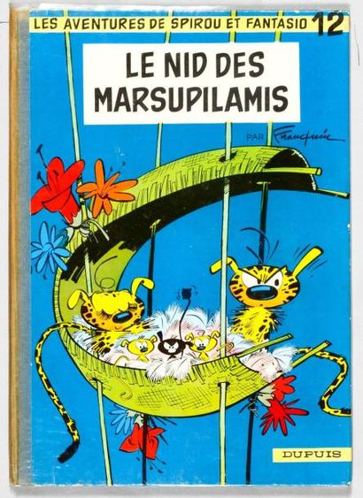 FRANQUIN SPIROU 12 . Le nid des Marsupilamis - Edition originale 1960 - Album en...