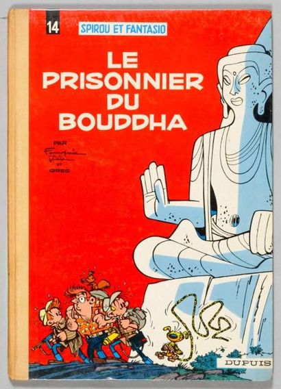 FRANQUIN SPIROU 14. Le prisonnier du Bouddha. Edition originale. Album en très bel...