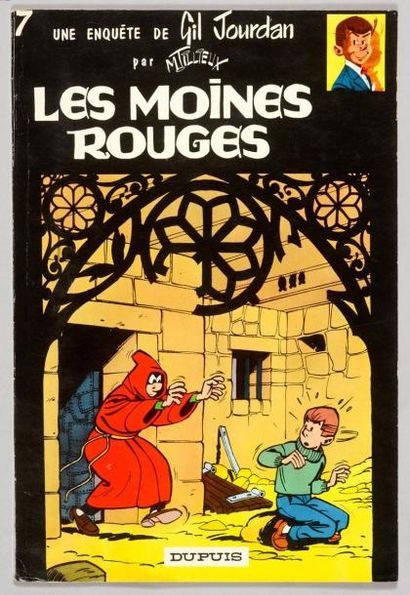 TILLIEUX Gil JOURDAN 07. Les moines rouges. Edition originale Dupuis proche de l'état...