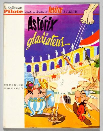 Uderzo ASTERIX 04. ASTERIX GLADIATEUR. Edition originale Française Pilote. Plats...