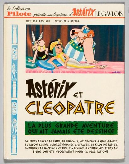 UDERZO ASTÉRIX 06. Astérix et Cléopatre. Edition originale cartonnée française Pilote....