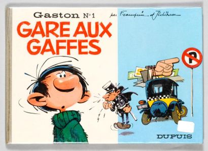Franquin GASTON 01. GARE AUX GAFFES. Edition Originale au Format à l'italienne de...