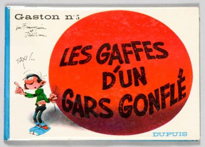 FRANQUIN GASTON 05. LES GAFFES D'UN GARS GONFLE. Edition Originale au format à l'italienne...