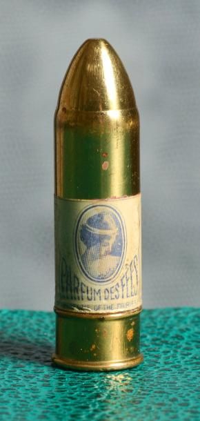 FRANK M.PRINDLE & COMPANY «Violet» - (années 1930) Rare étui à concrète (cire parfumée)...