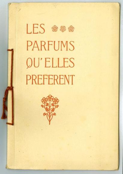 null PARFUMERIE VICTORIA RIGAUD - «Les Parfums qu'elles préfèrent» - (années 1910)...