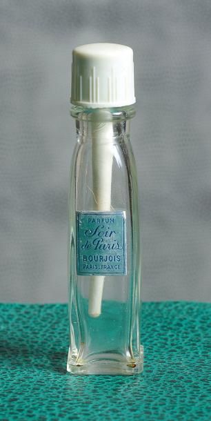 BOURJOIS «Soir de Paris» - (1929) Flacon «testeur» en verre incolore pressé moulé...