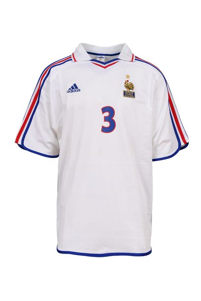 null Bixente Lizarazu. Defender. Jersey No. 3 of the French team for the friendly...