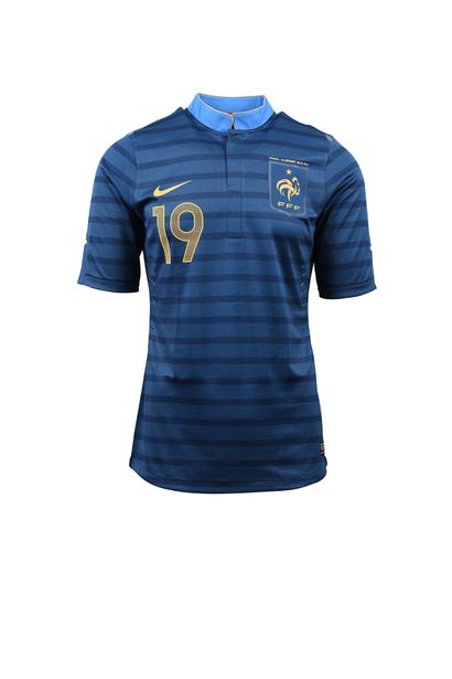 null Romain Alessandrini. Midfielder. Jersey No. 19 of the French team for the friendly...