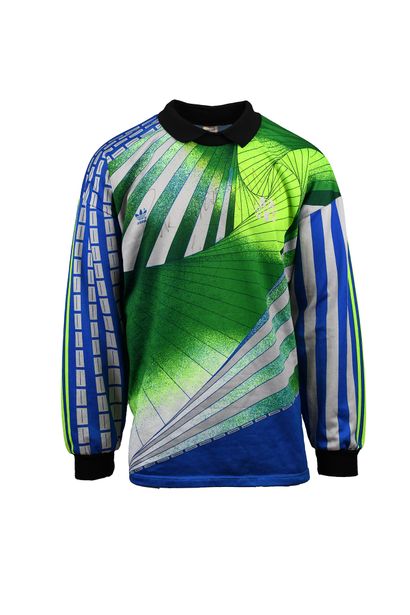 null 
Pascal Olmeta. Goalkeeper N°1. Olympique de Marseille jersey for the final...