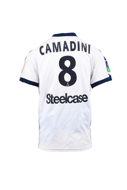 null Pascal Camadini. Midfielder. Jersey No. 8 of RC Strasbourg for the 2003-2004...