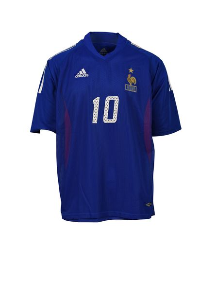 null Zinedine Zidane. Midfielder. Jersey No. 10 of the French team for the friendly...