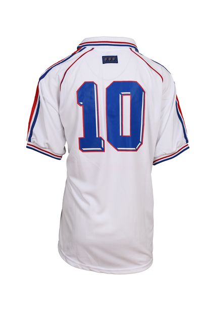 null Robert Pires. Midfielder. Jersey No. 10 of the French team for the friendly...