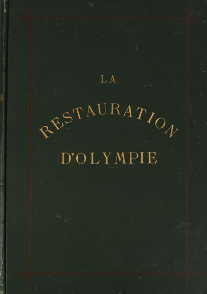 null La Restauration d'Olympie. Superbe ouvrage relatant l'histoire, les monuments,...