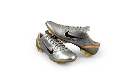 null 
Didier Drogba. Pair of cleats worn with Olympique de Marseille against Toulouse...