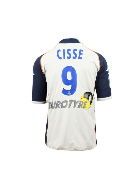 null Djibril Cissé. Striker. Jersey N°9 of AJ Auxerre for the season 2002-2003. Jersey...