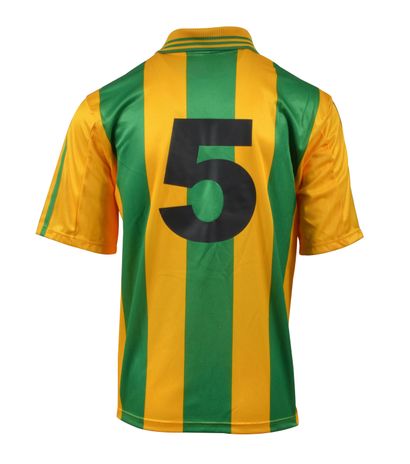 null FC Nantes. Jersey N°5 (player to be identified) worn during the Coupe des Princes...