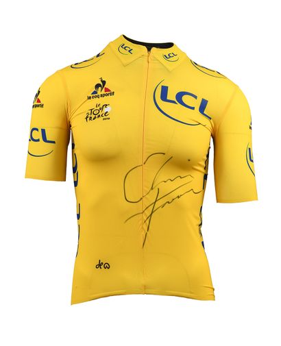 Yellow Jersey of leader. Protocol model of...