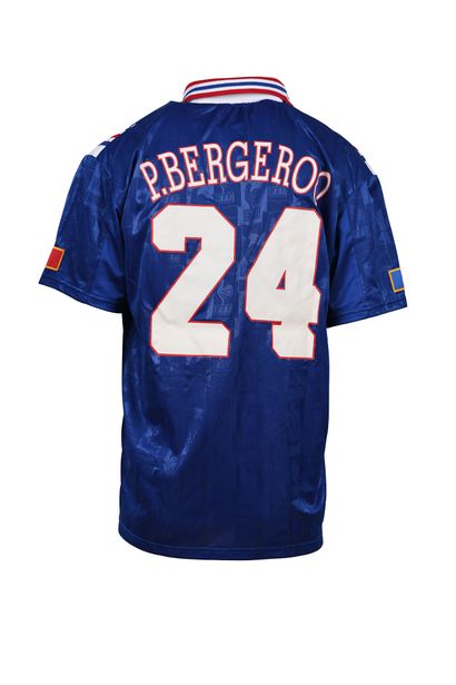 null Philippe Bergeroo. Jersey N°24 of the French Team for the match against Italy...