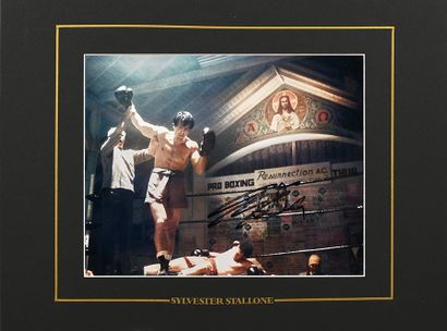 Sylvester Stallone. Photo autographed by...