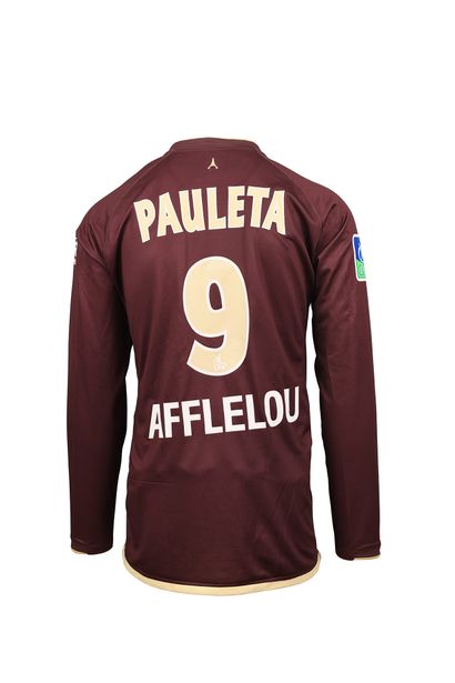 null Pedro Miguel Pauleta. Striker. Jersey No. 9 of the Paris Saint-Germain for the...