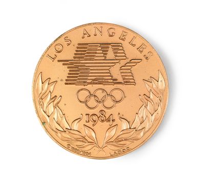 Los Angeles 1984. Médaille officielle de...