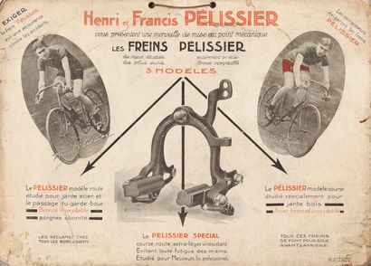 Advertising card for the Pelissier brakes....