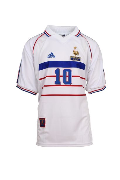 null Robert Pires. Midfielder. Jersey No. 10 of the French team for the friendly...