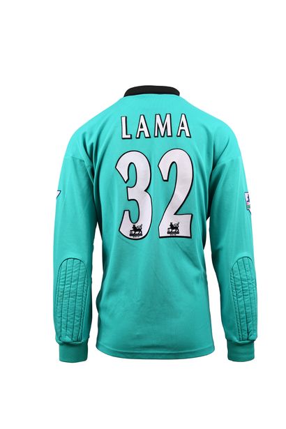 null Bernard Lama. Goalkeeper. Jersey No. 32 of West Ham United for the Premier League...