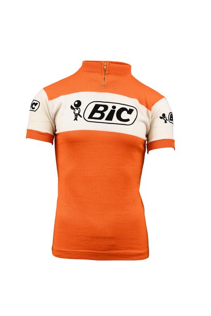 Gilbert Bellone. Bic Team jersey worn during...