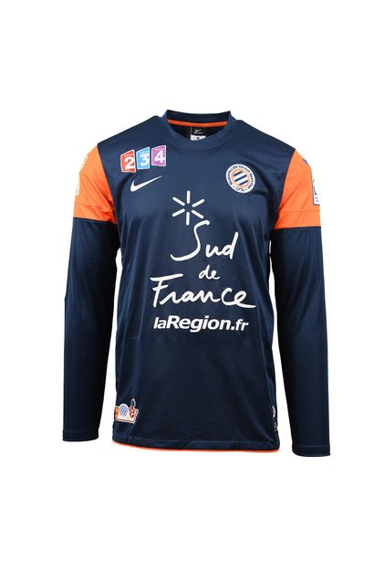 null John Utaka. Attaquant. Maillot N°7 du Montpellier Hérault pour l'édition 2012-2013...