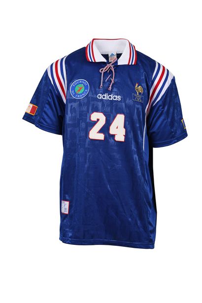 null Philippe Bergeroo. Jersey N°24 of the French Team for the match against Italy...