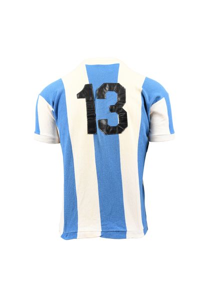 null Équipe Nationale d'Argentine Espoirs. Maillot N°13 porté face à l'Équipe de...