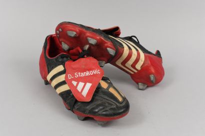 Dejan Stankovic. 
Pair of cleats worn with Lazio of Rome during the 2002-2003 season...