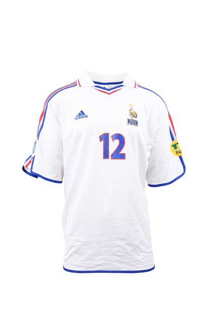 null Thierry Henry. Striker. Jersey No. 12 of the French team for the final of the...