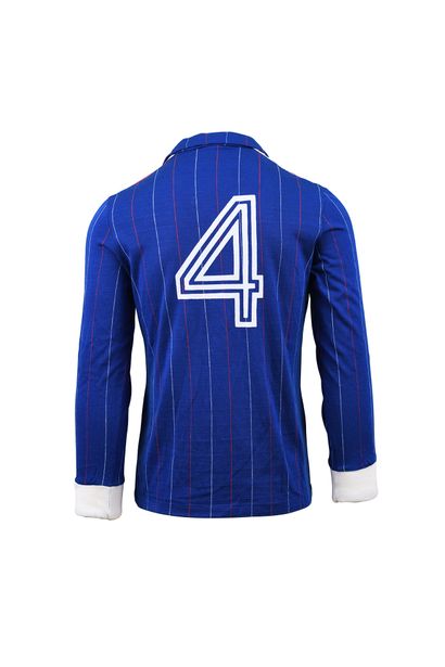 null Jersey N°4 of the French Youth Team worn during the international season 1981-1982....