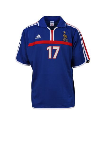 null Emmanuel Petit. Midfielder. Jersey No. 17 of the French team for the friendly...