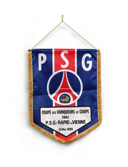 Pennant of Paris Saint-Germain for the final...
